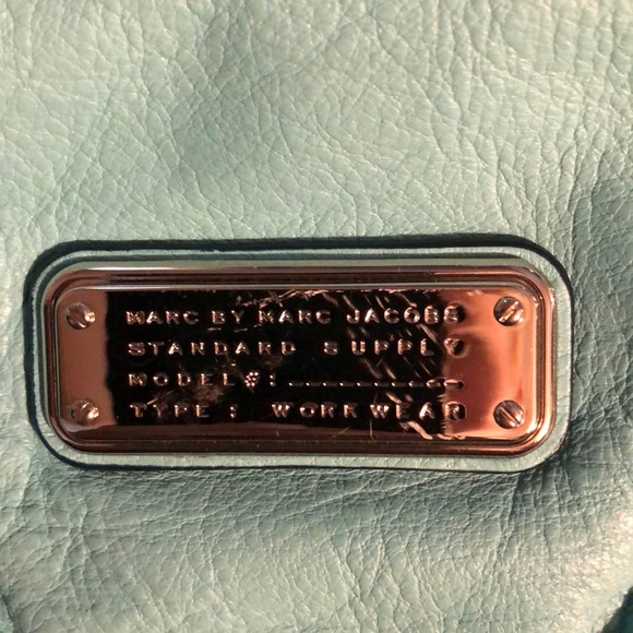 Marc Jacobs Blue Leather Purse - Picture 3 of 5